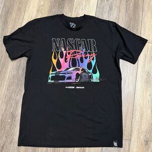 #2) Unisex NASCAR Raising  Black Graphic T-Shirt